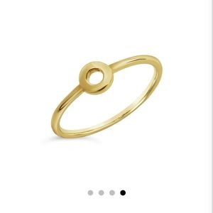 Sterling Silver Delicate Halo Ring